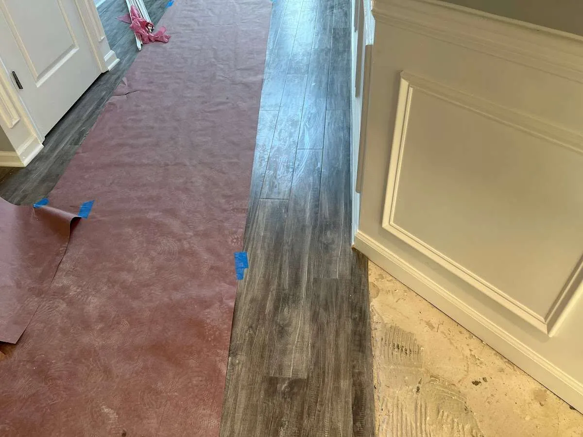 Completed marble shower restoration in Saks